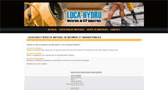 Desktop Screenshot of loca-hydro.com